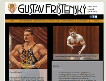 Tablet Screenshot of gustavfristensky.com